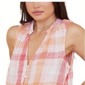 Bella Dahl XS tie front top